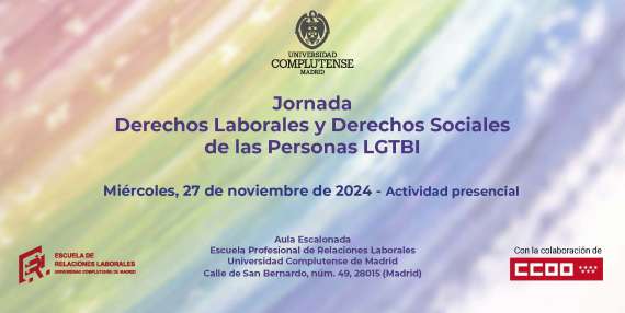 Jornada: "Derechos Laborales y Derechos Sociales de las Personas LGTBI" (27/11/2024)